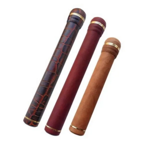 El yapımı tekli tüp humidor - 3 Renk