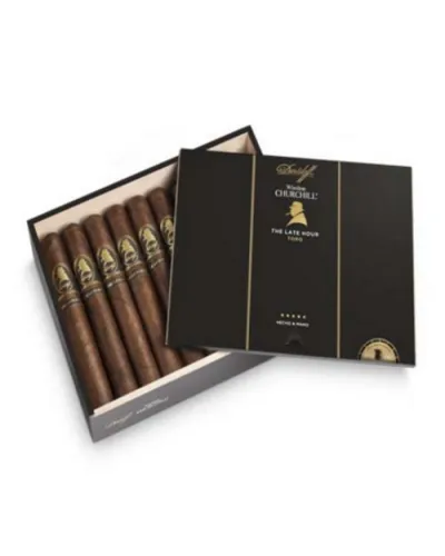 Davidoff Winston Churchill Late Hour Toro - 20's Ahşap Kutu