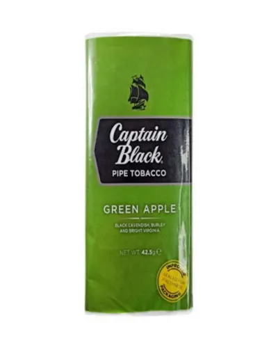 Captain Black Green Apple Pipo Tütünü - Yeşil Elma aromalı